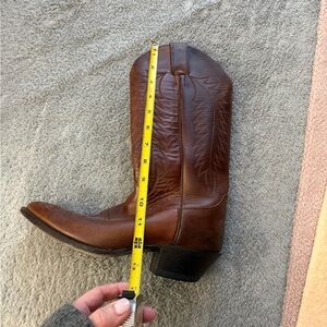 Justin Boots Rich Brown Western Heeled Boots